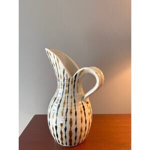 Studio Ceramic Mid Century Pitcher Vase
